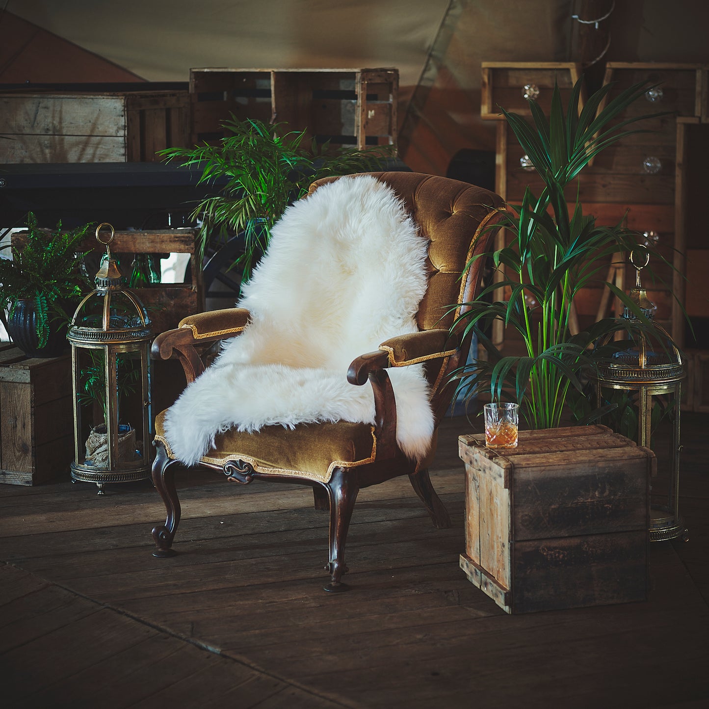 Ivory Luxury Single Sheepskin Rug