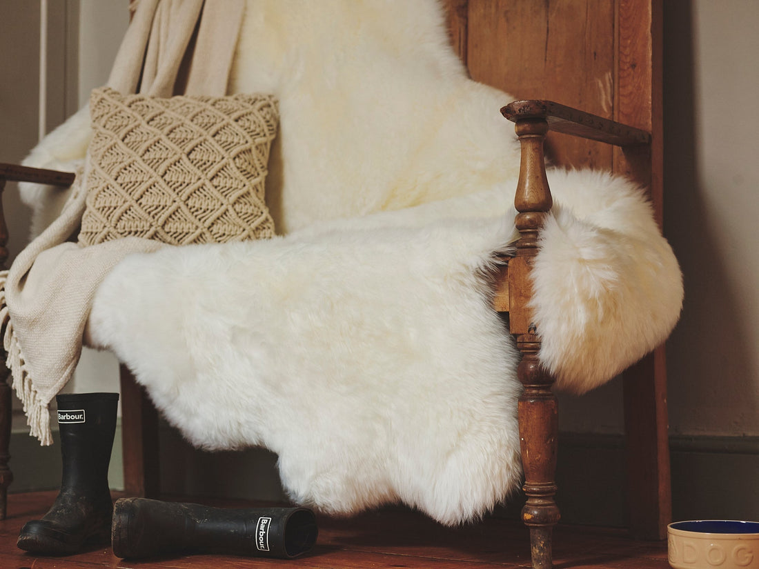 How to clean and care for a sheepskin rug