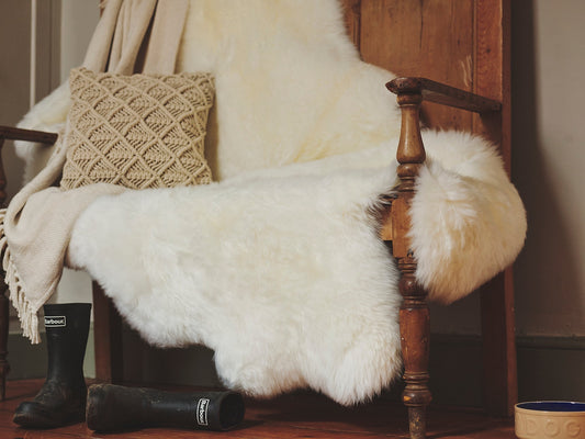 How to clean and care for a sheepskin rug