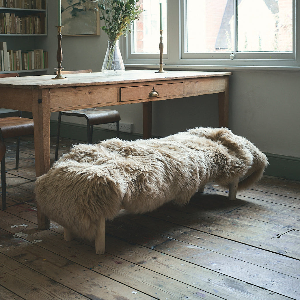 Sheep Skin Rug Table Luxury Double Sheepskin Rugs from Yorkshire | Free UK Delivery