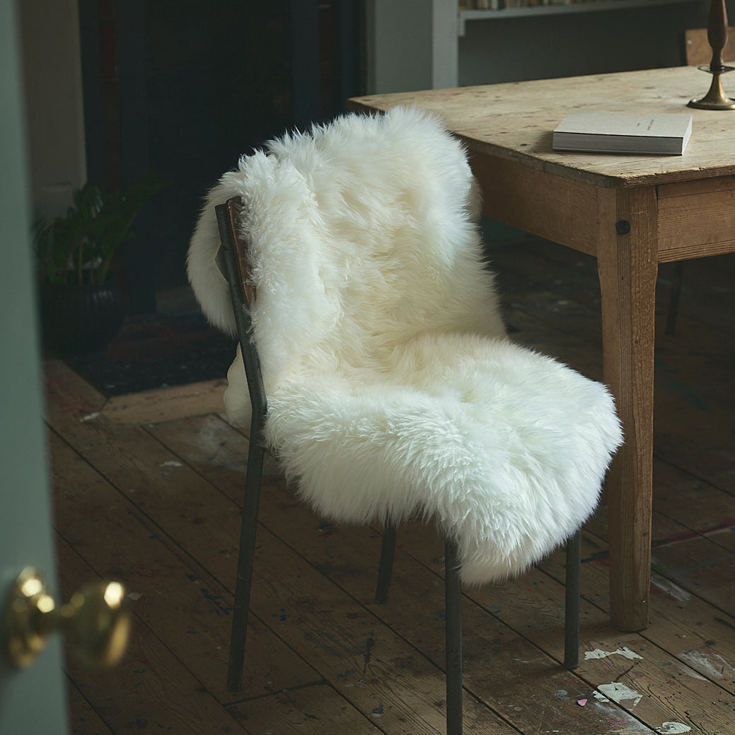 Single Sheepskin Rug 95cm Luxury Single Sheepskin Rug by Fells & Fleece