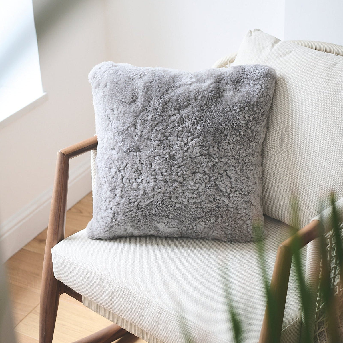 Grey Shearling
